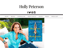 Tablet Screenshot of hollypeterson.com